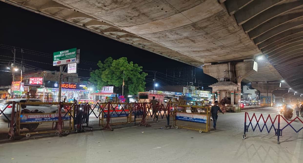 Route diversion implemented; heavy vehicles will not go to Gopiganj