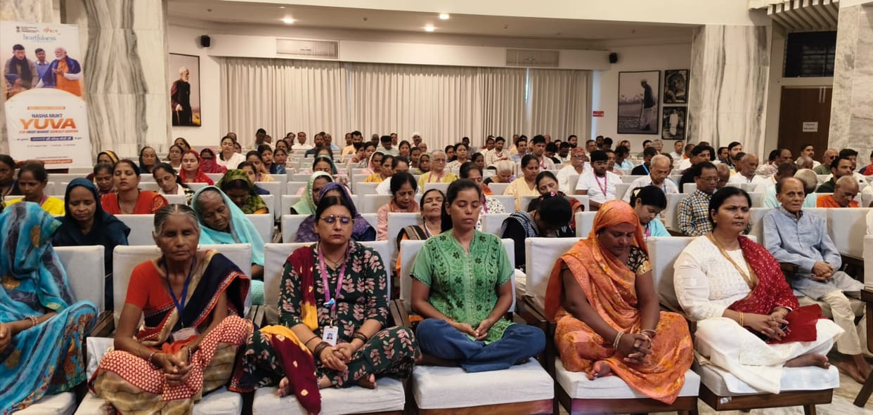 Ramchandra Mission supported the Prime Minister's 'Nasha-mukt Bharat Abhiyan' (Drug-Free India Campaign).