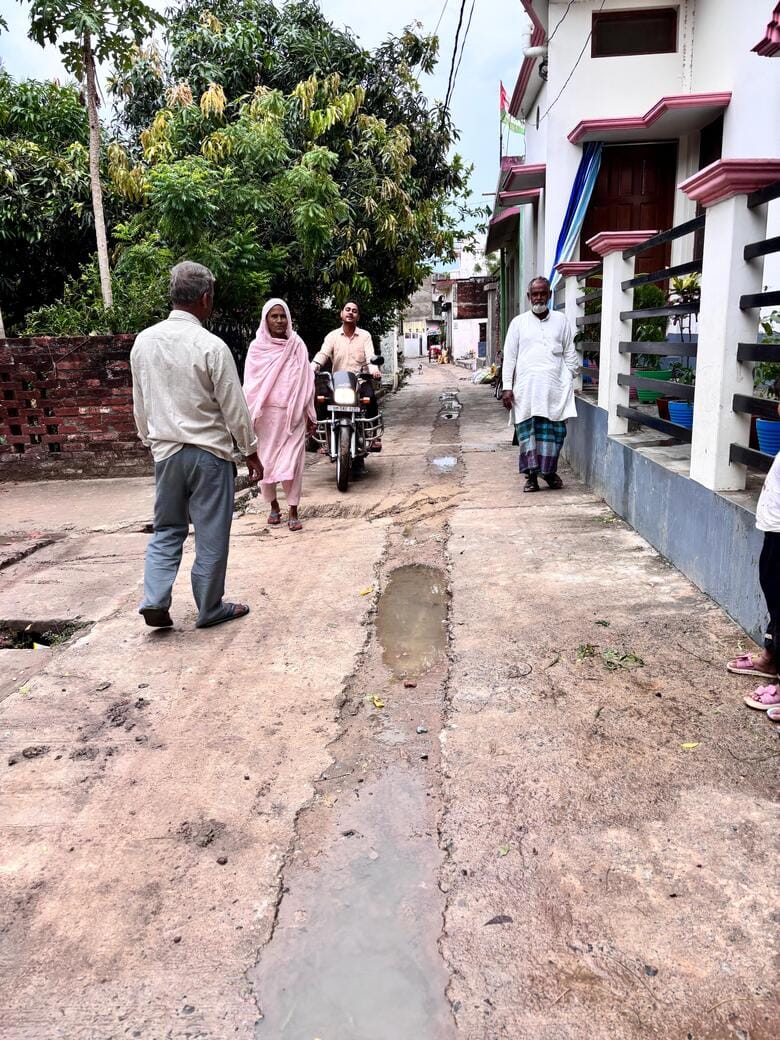 RCC road dug up to lay pipes; repairs not carried out even after two years.