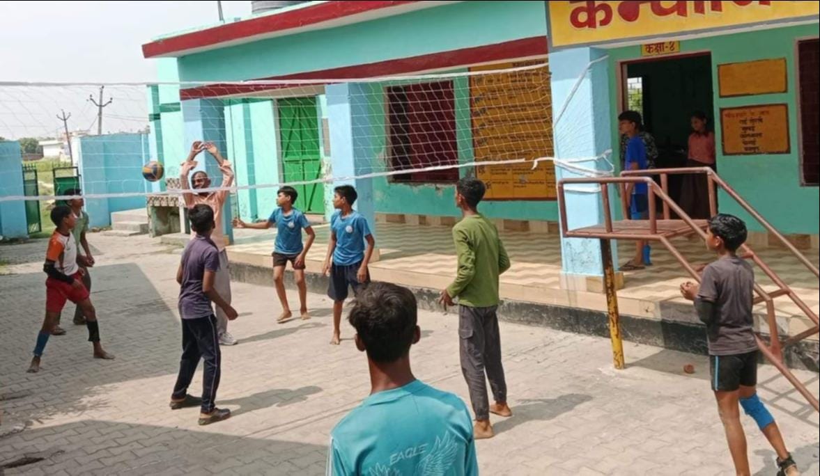 Showed prowess in volleyball, kabaddi, and running.