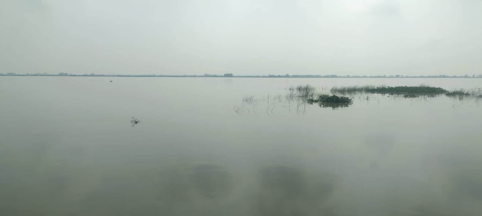 राजेसुल्तानपुर क्षेत्र में बढ़ा सरयू नदी का जलस्तर।