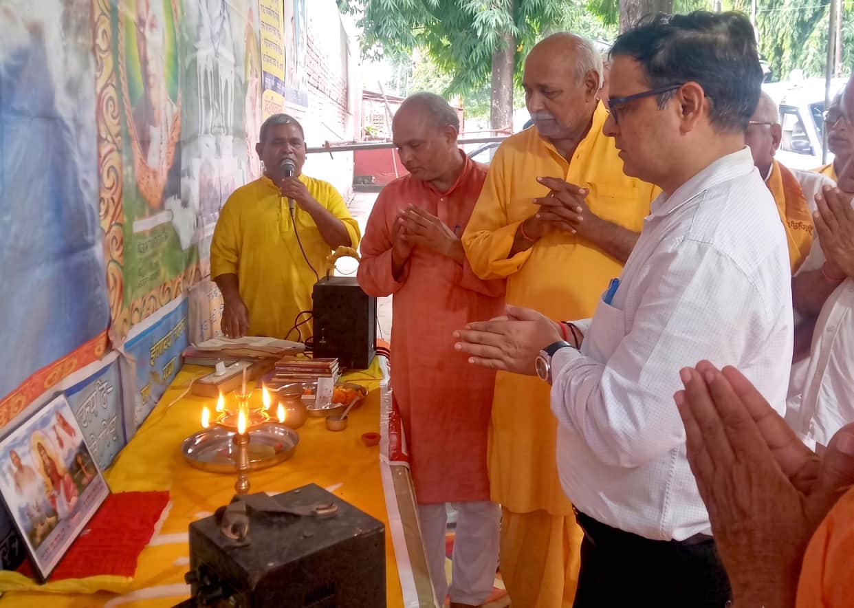 Inauguration of a camp to serve Kanwariyas