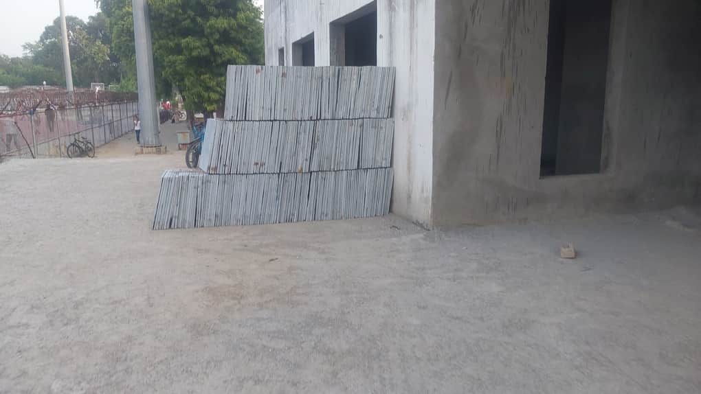 Construction work on the spectator stands at Karn Stadium has begun.