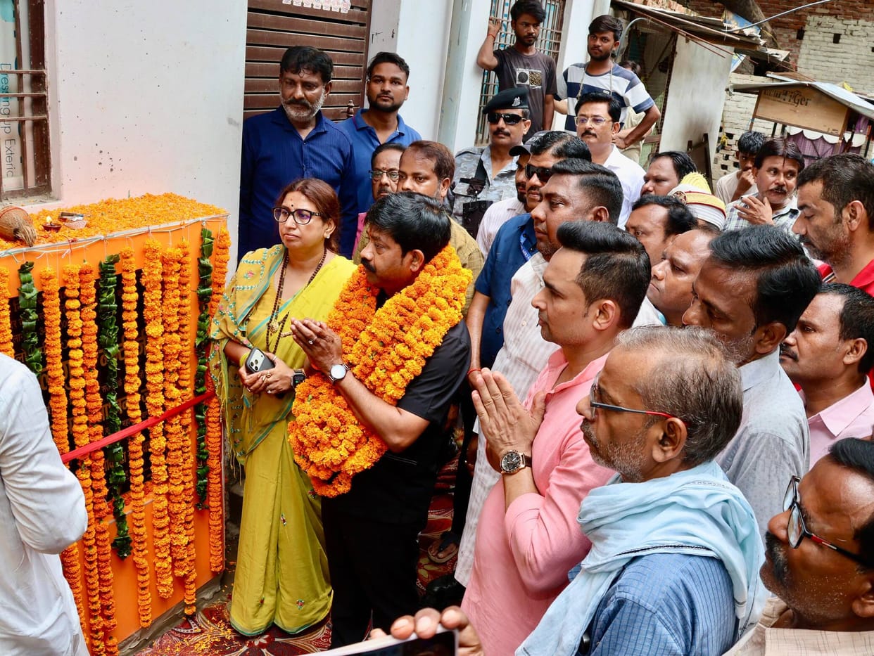 Nandi inaugurated development works worth 1.37 crore.