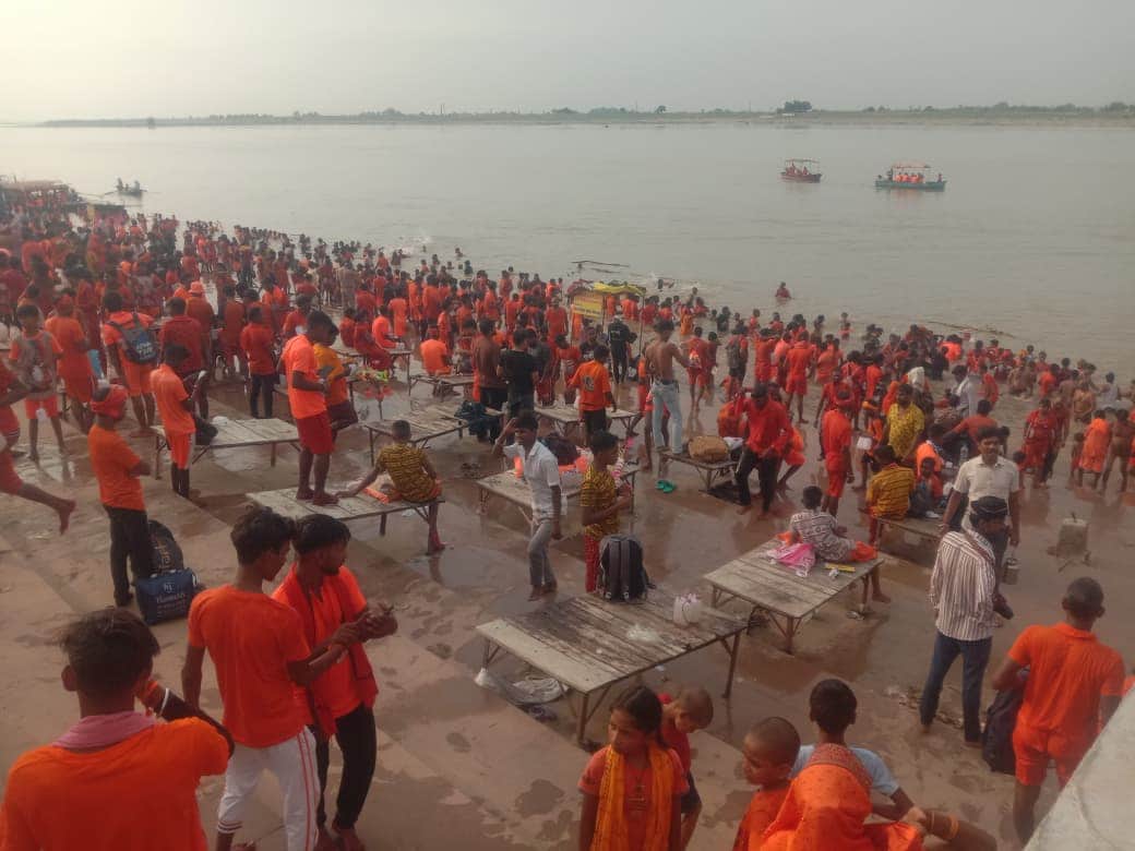 First Monday of Sawan tomorrow; banks of the Ganges abuzz with activity.