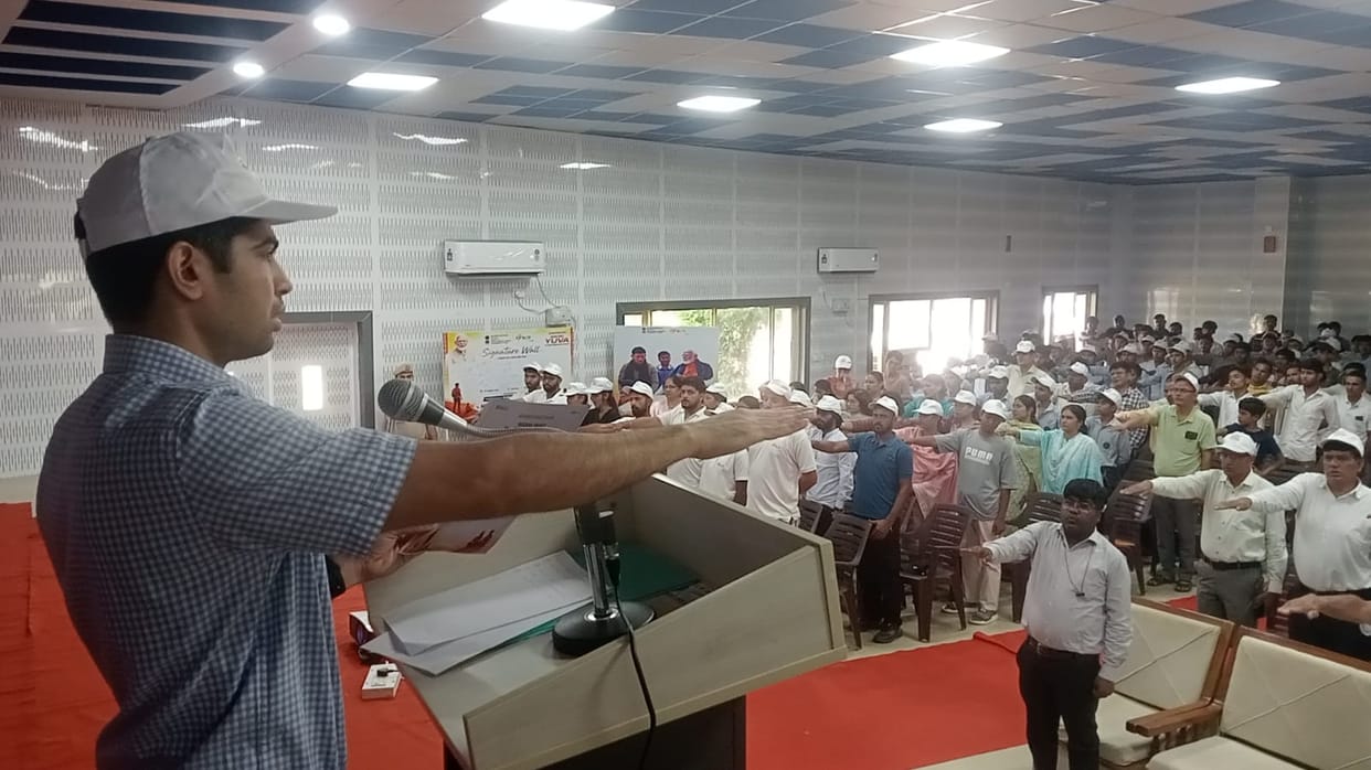 Prime Minister Modi raised awareness among the youth against drug abuse.