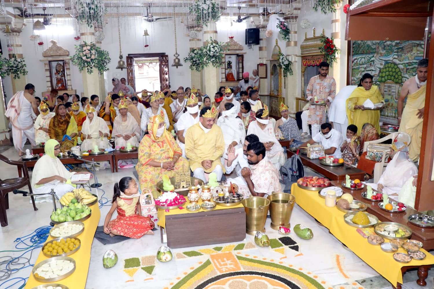 आचार्य नित्यानंद सूरि का 69वां जन्मोत्सव अनुकम्पा दिवस मनाते हुए। प्रवक्ता