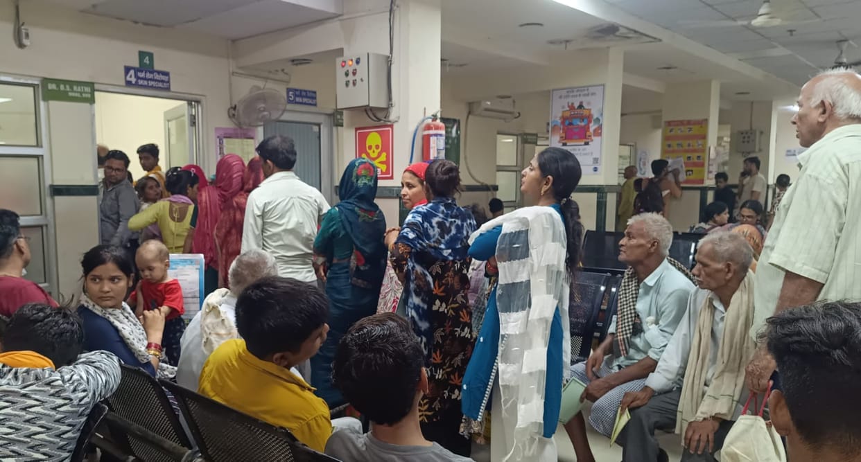 Rise in skin patients during the monsoon; 300 patients visiting the OPD daily.
