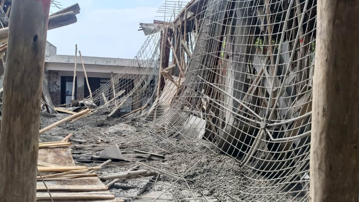 Bundi: RCC Roof Collapses After Wooden Support Gives Way, 5 Workers Trapped Under Debris; 3 Critically Injured