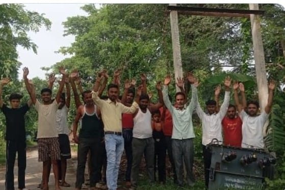 The transformer has been out of order for a month, prompting protests by villagers