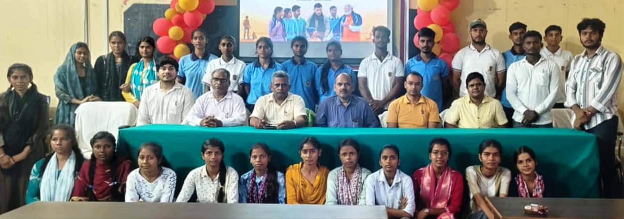 Pledge taken under the Drug Free Youth-Developed India Campaign