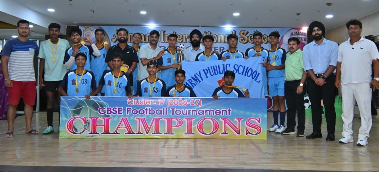 85 teams showcased their strength in the CBSE Cluster Football Tournament