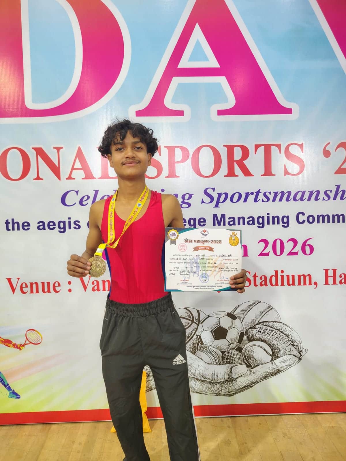 A blow to the dream of winning a medal; a slap drove the wrestler away from the arena