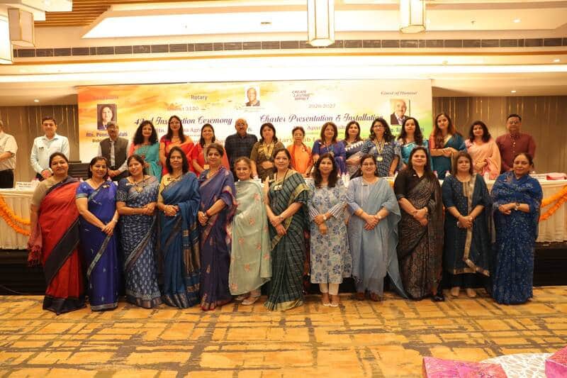 Women pledged to serve society.