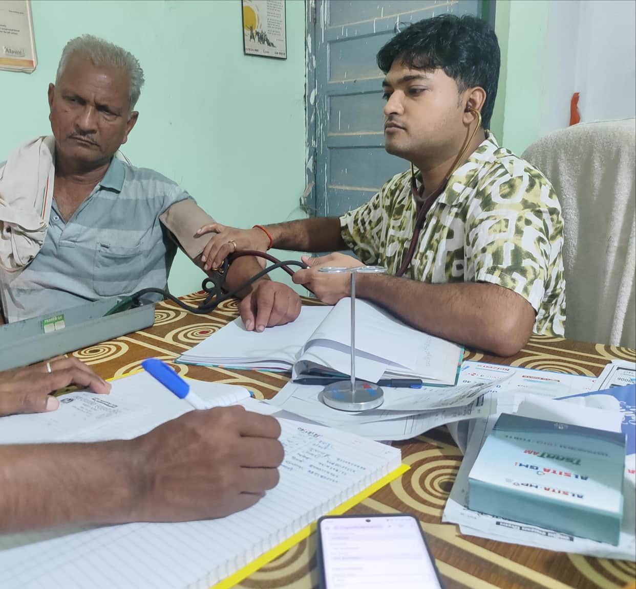 People are vulnerable to diseases due to the change in weather.