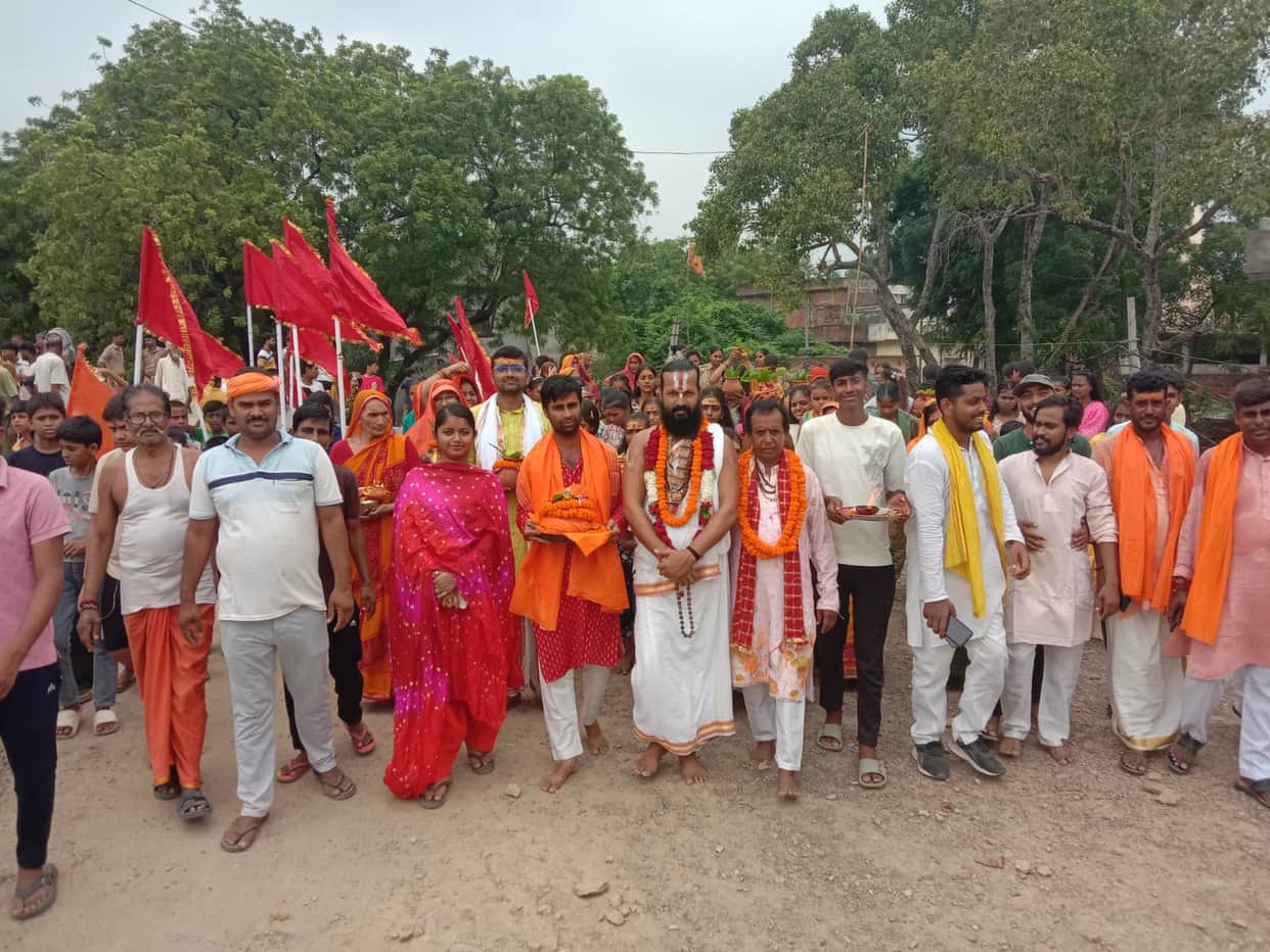 Kalash Yatra for Rudrabhishek and Shivpuran Katha