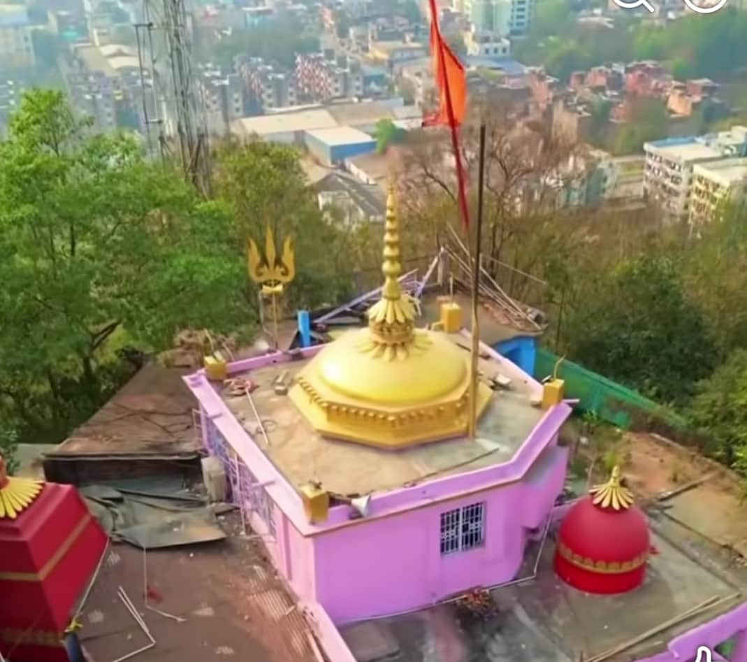 A Shiva temple in Ranchi where the Tricolour is hoisted every year.