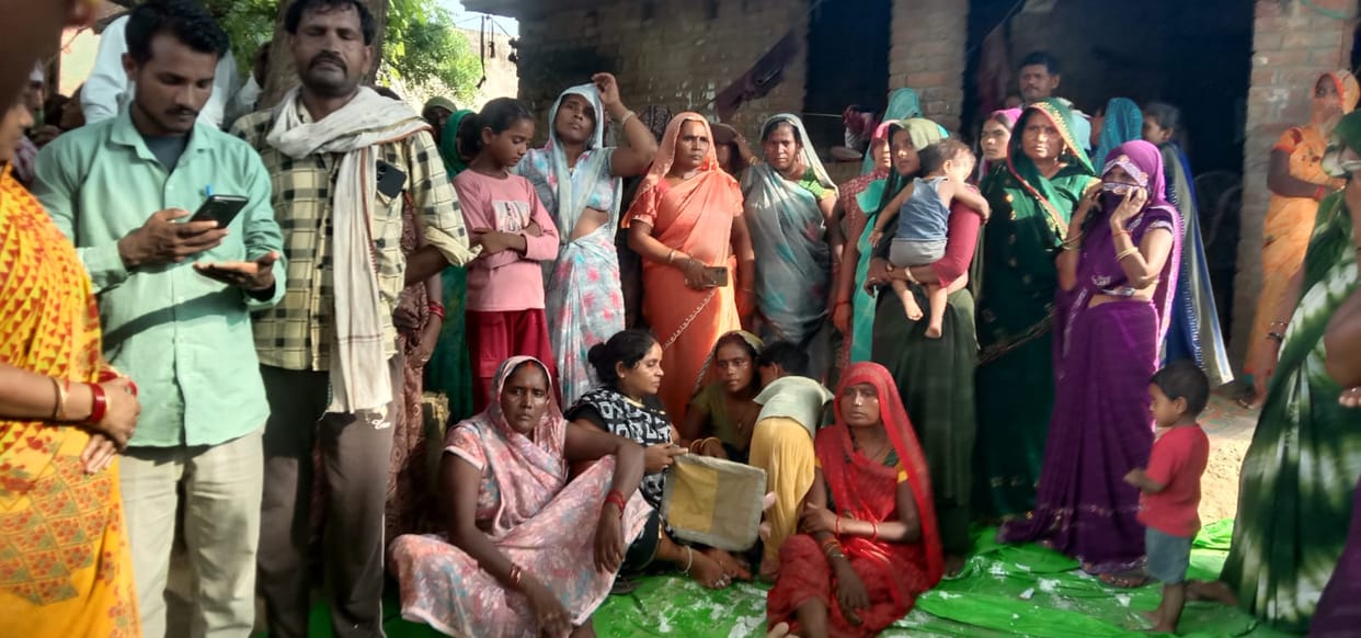 The family members broke down in wailing as soon as the body arrived
