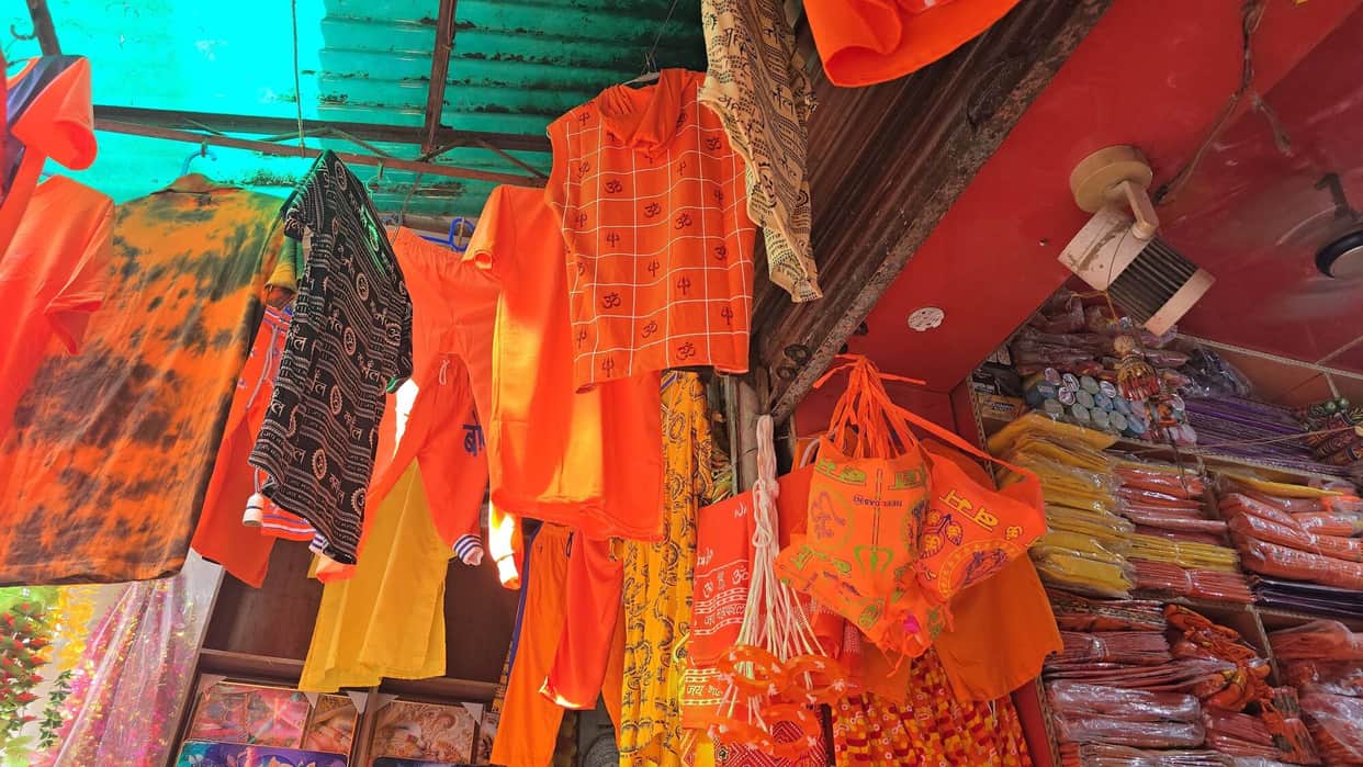 Apparel featuring Shiva prints has become the top choice for Kanwariyas.