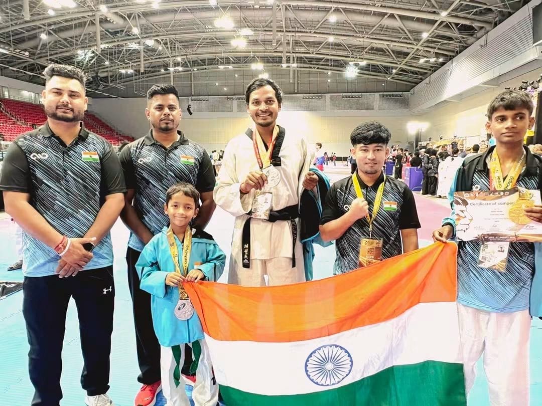 Siddharthnagar News: Tricolour flies high in Thailand; three medals won at international Taekwondo event