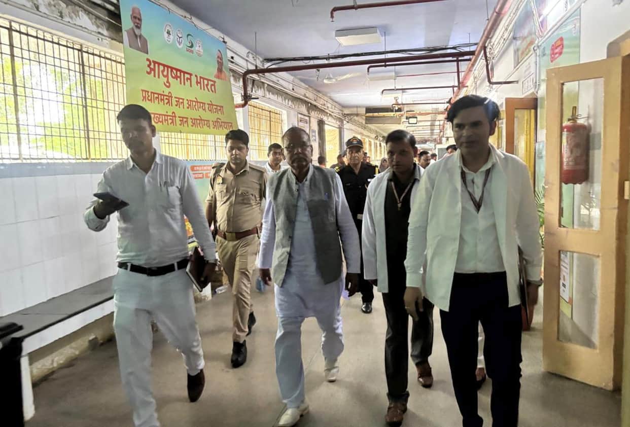 SC/ST Commission member conducts review, hears grievances.