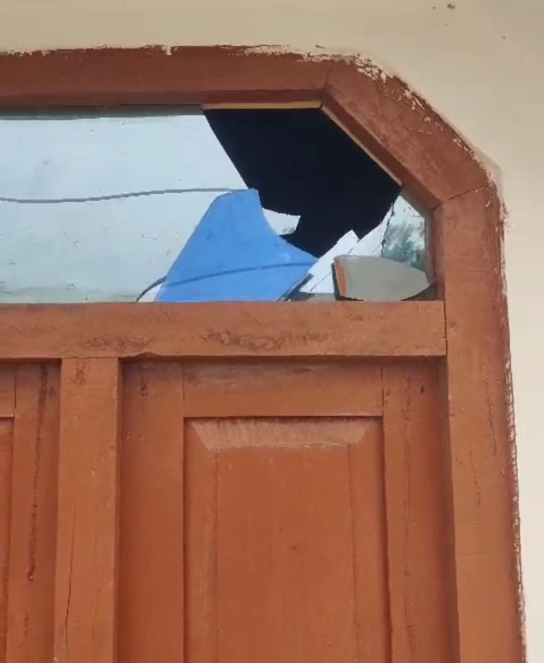 Accusation of breaking into nephew's house, vandalism, and robbery.
