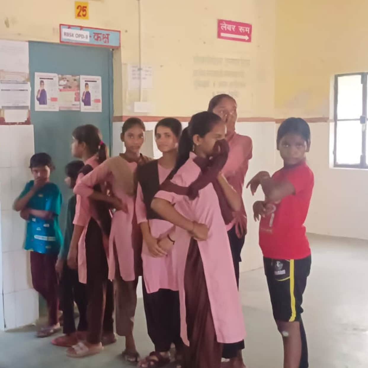 Eight students of Kasturba Vidyalaya fell ill.