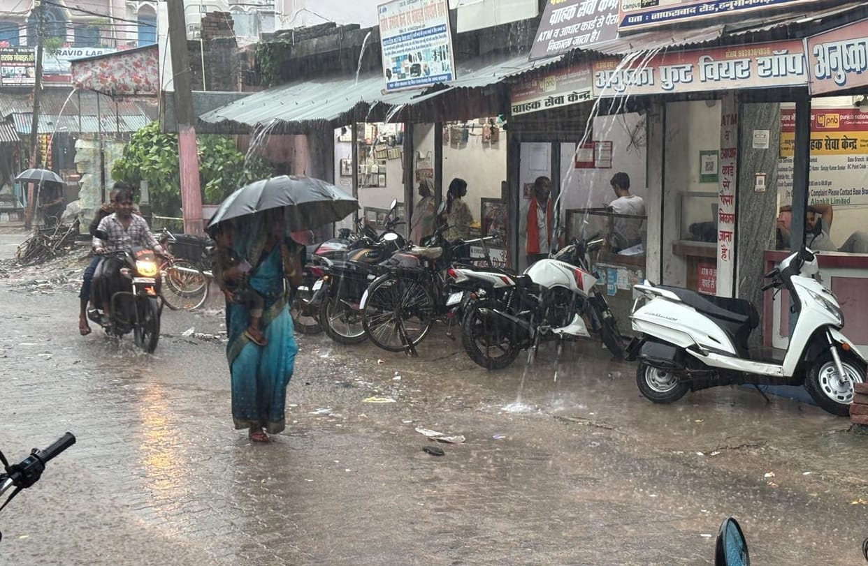 Torrential rain breathes new life into the paddy crop, but waterlogging adds to the woes