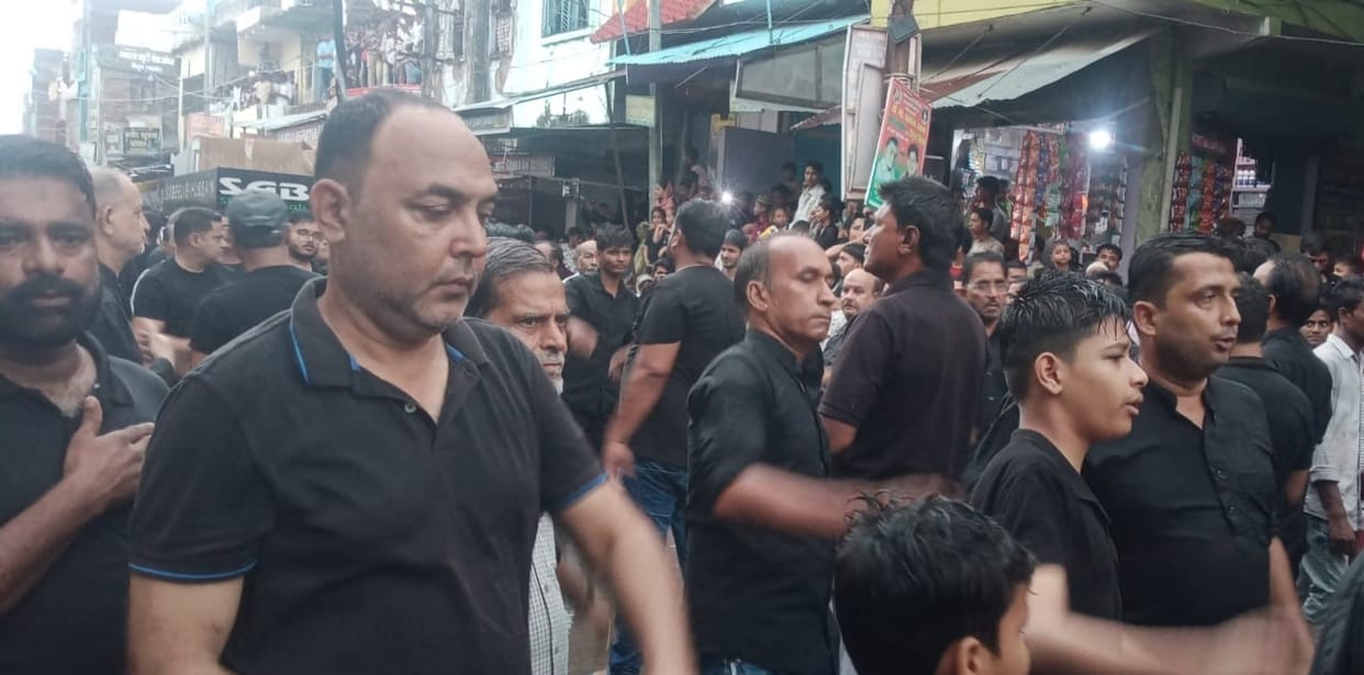 Mourning procession taken out on Chehlum