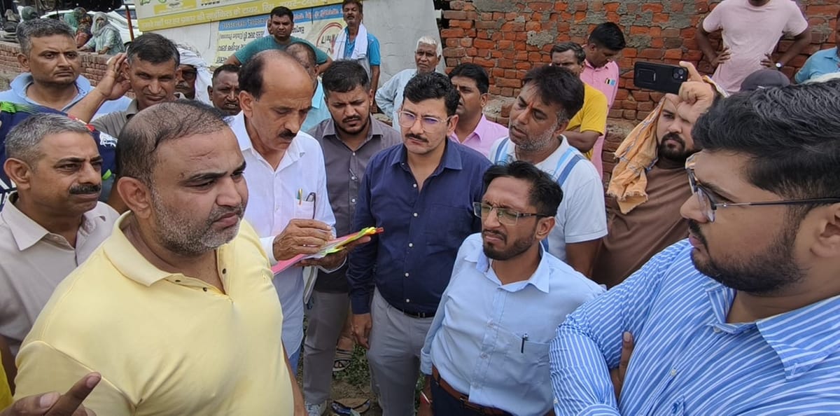 Sonipat News: ब्राह्मण मोहल्ले में सार्वजनिक शौचालय निर्माण पर रोक