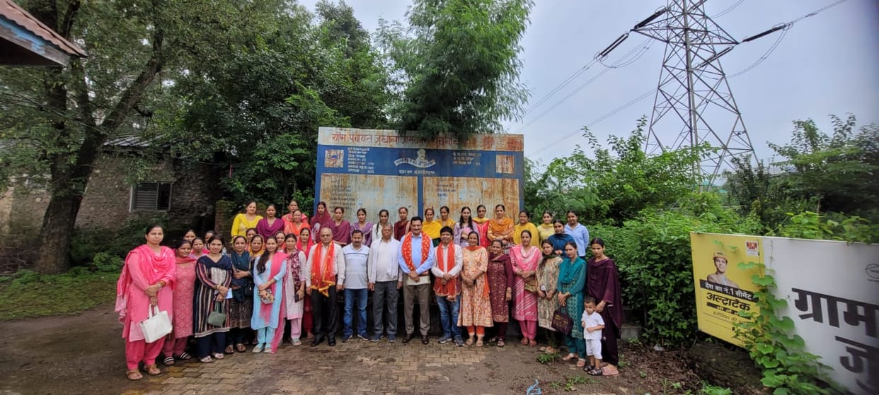 Women in Jukhala trained to become self-reliant through self-employment.