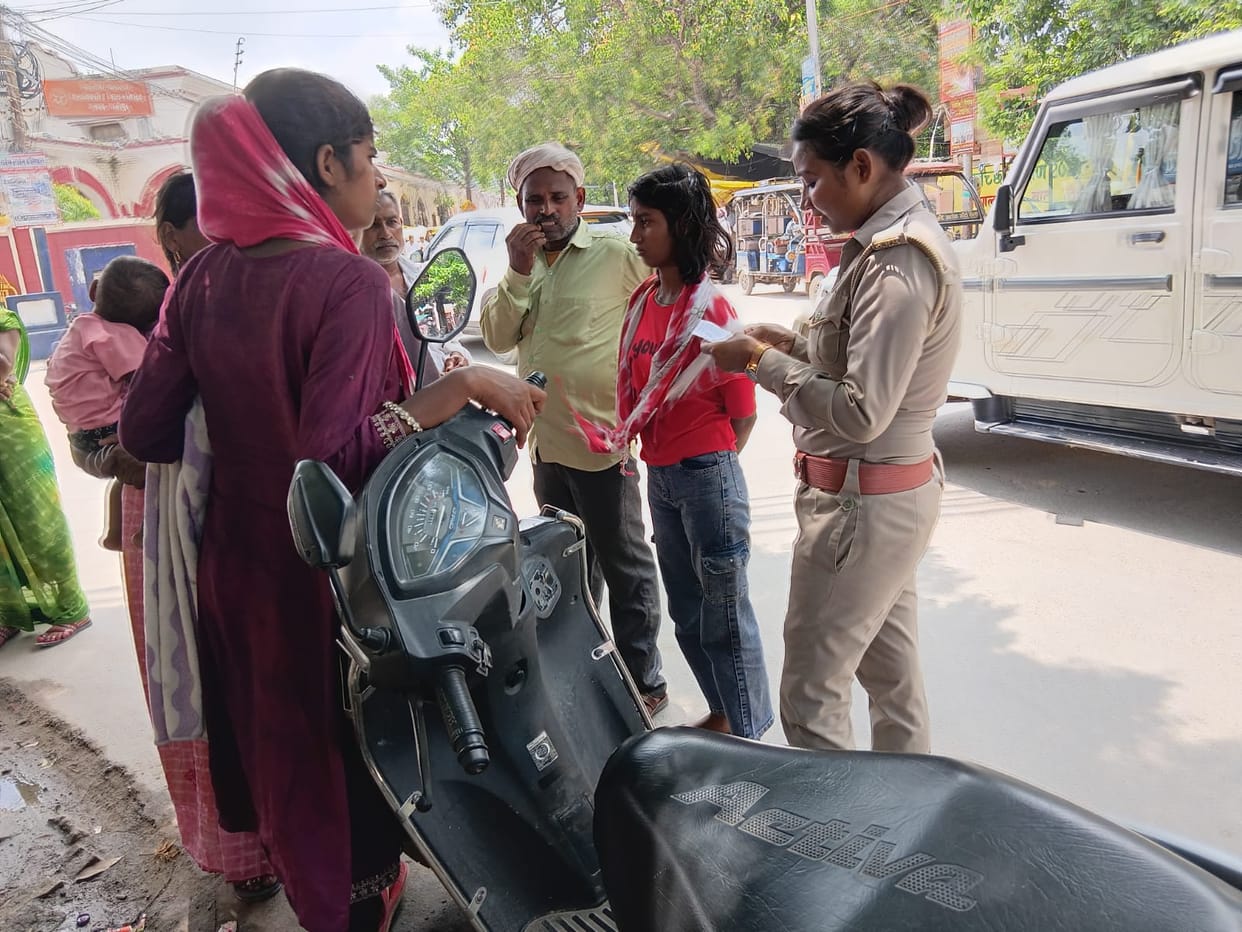 Raised awareness among women and girls in public places.