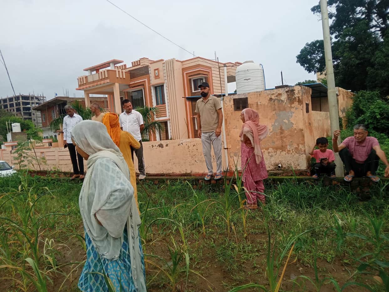 Allegation of destroying the crop by spraying chemicals on it a second time.