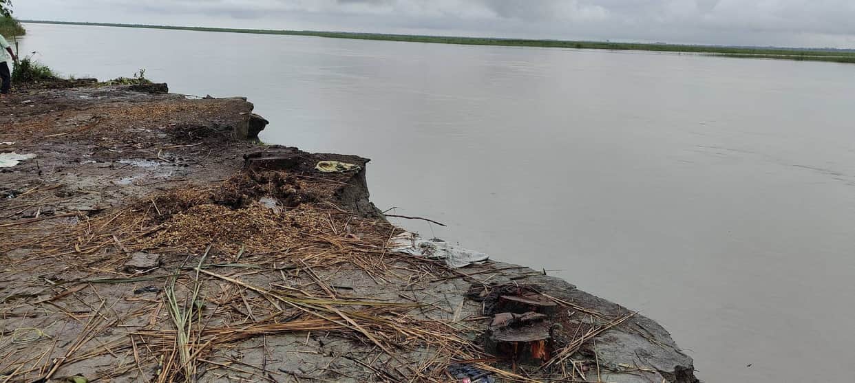 Saryu six cm below the danger mark