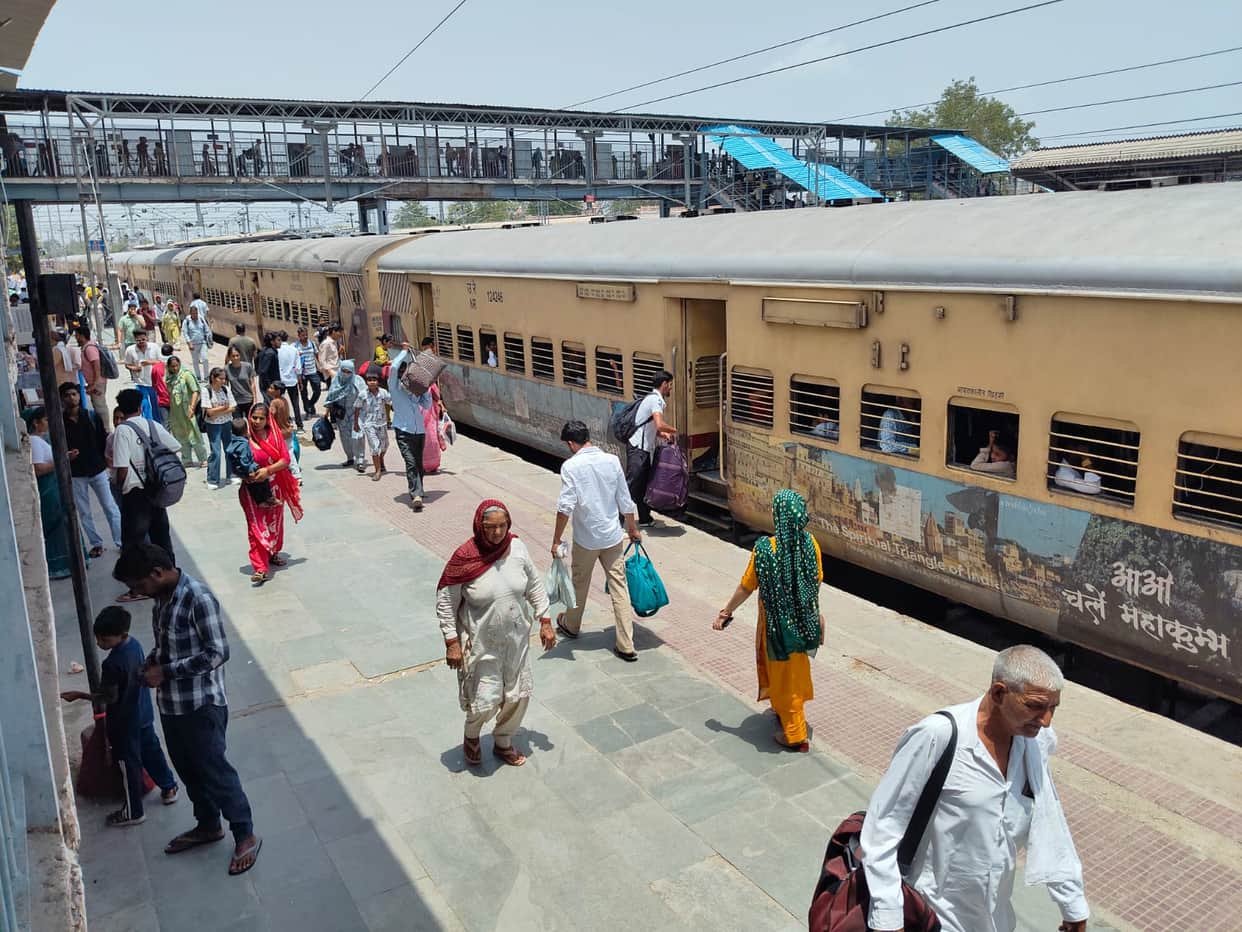 Rail traffic in Ajmer Division affected by girder launching; several trains cancelled.