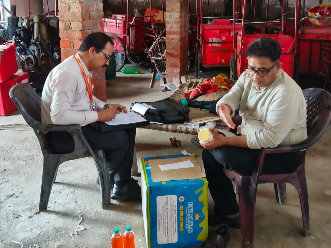 Investigation in hotels and dhabas, six samples filled