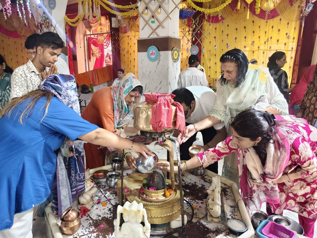 Shiva temples resounded with chants of 'Har-Har Mahadev'; devotees thronged to perform *Jalabhishek*.
