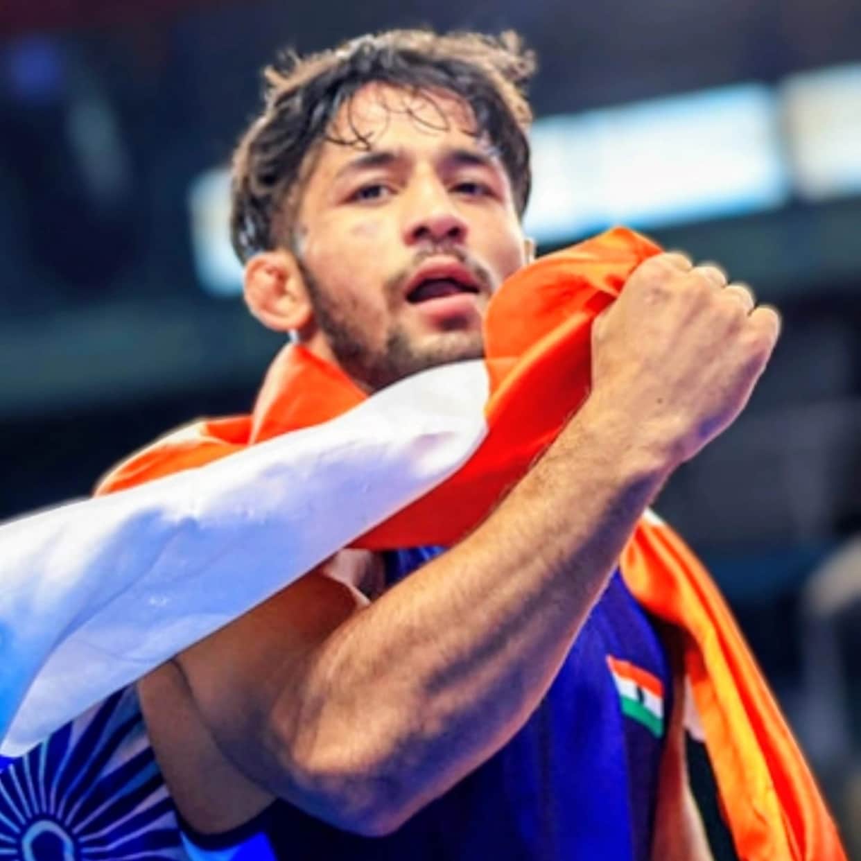 Satender wins gold at Under-17 World Wrestling Championship for the second consecutive year; Kamna bags bronze.