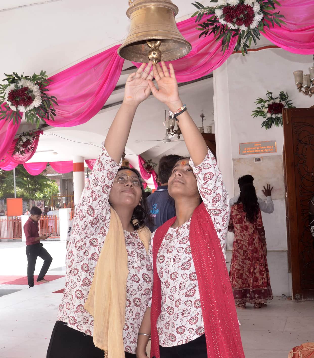 The Shiva temples resounded with chants of "Bam-Bam Bhole."