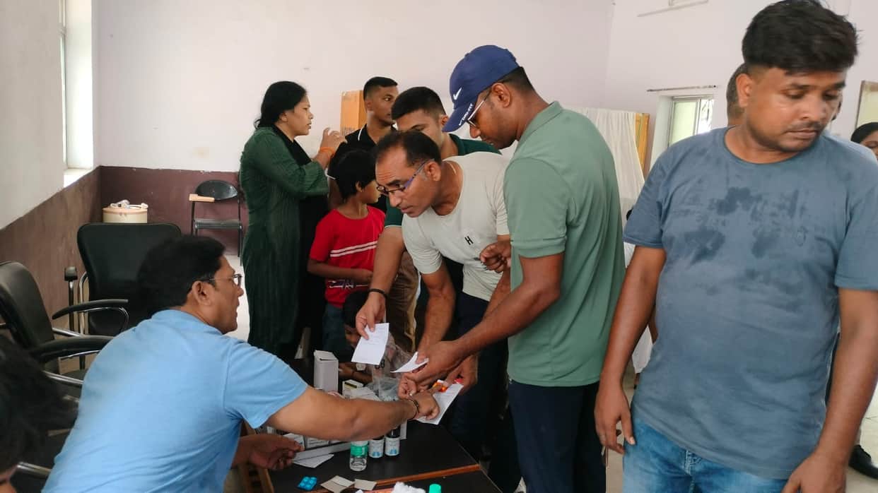 Free treatment provided at the Vama Wellness Camp.