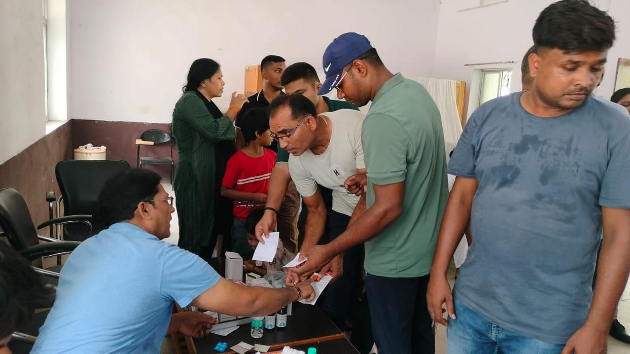 Free treatment provided at the Vama Wellness Camp.