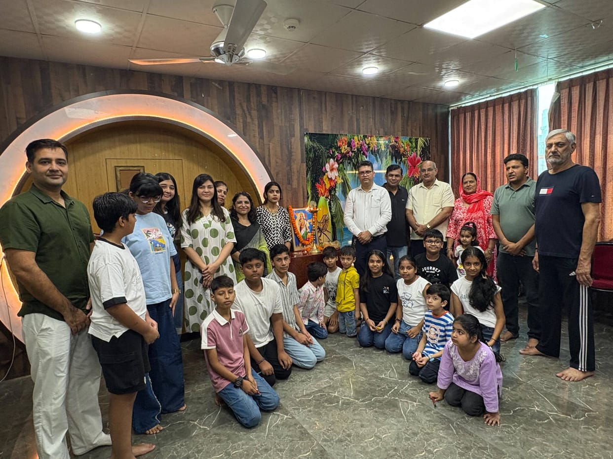 Special emphasis on the all-round development of children at the 'Bal Sanskar' camp.