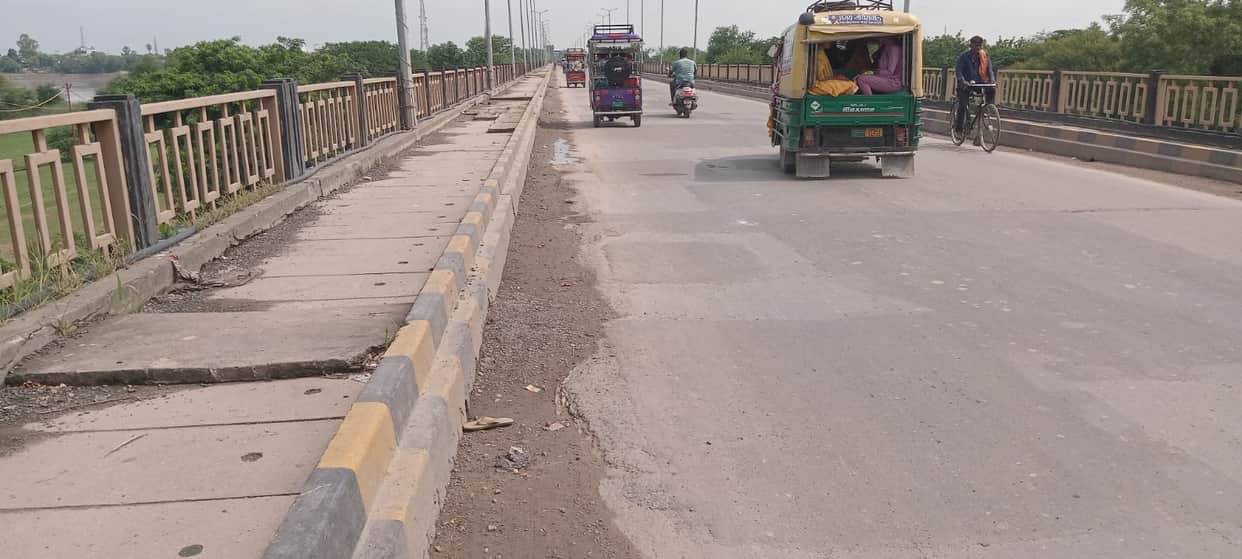 Double standards on safety: Mesh installed on the Tamsa, but the Dohrighat bridge still awaits action despite seven incidents.