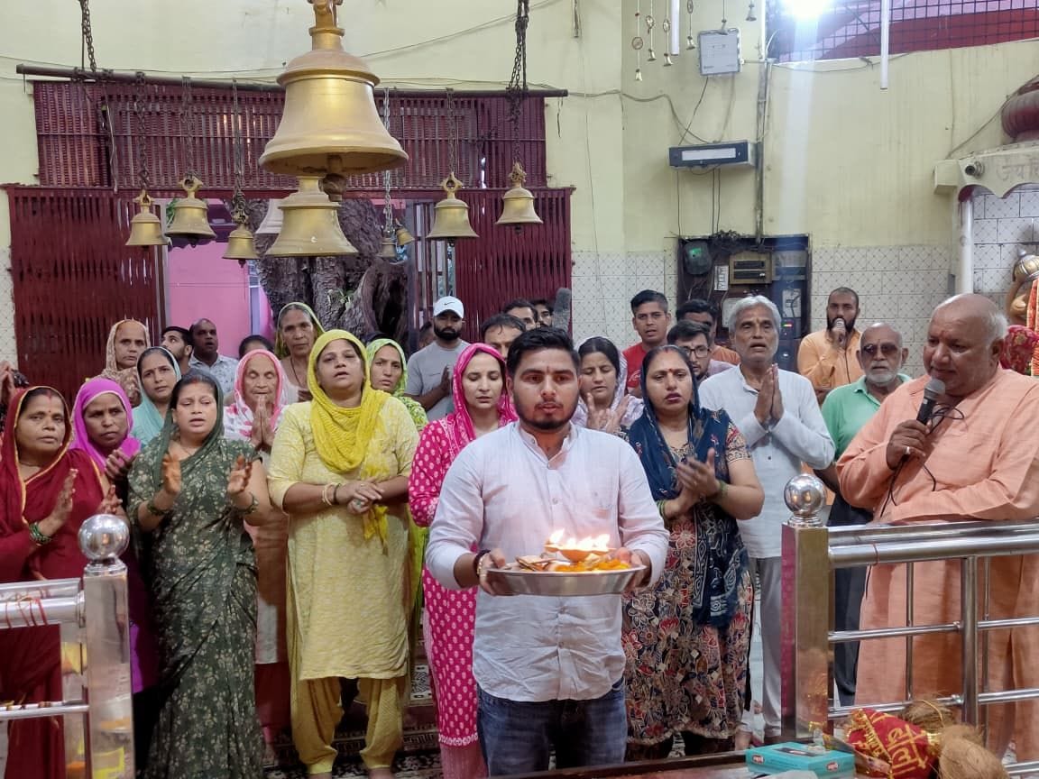 Devotees poured into Shiva temples during the month of Sawan, offering water to Shiva.