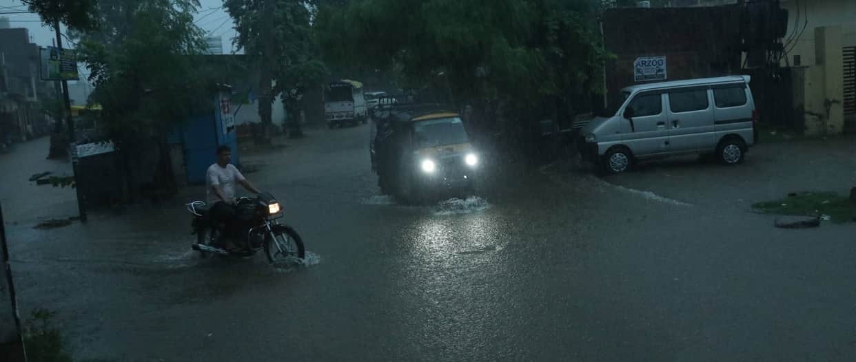 Eight hours of rain leaves roads and colonies submerged