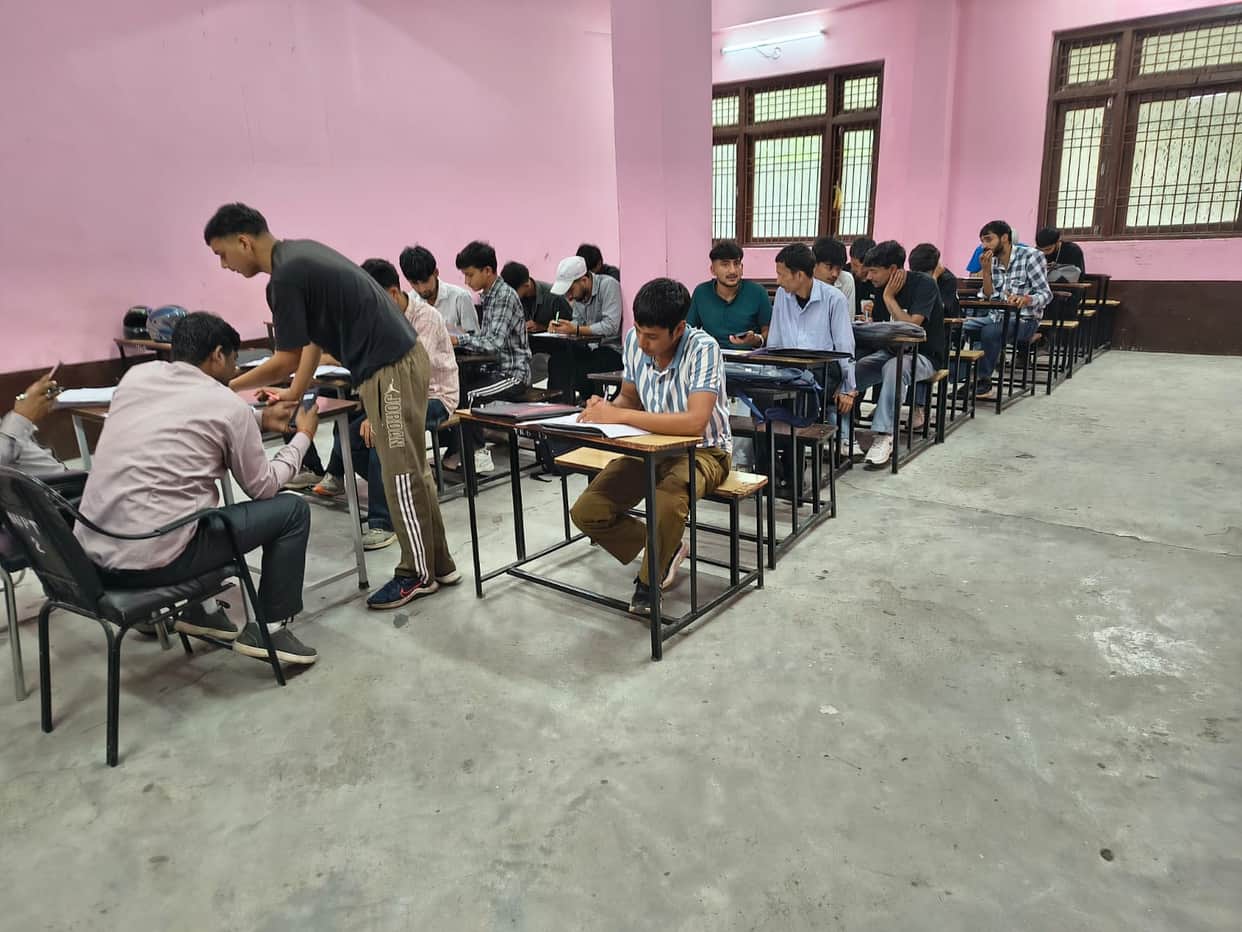 105 candidates took the written exam in pursuit of a job.