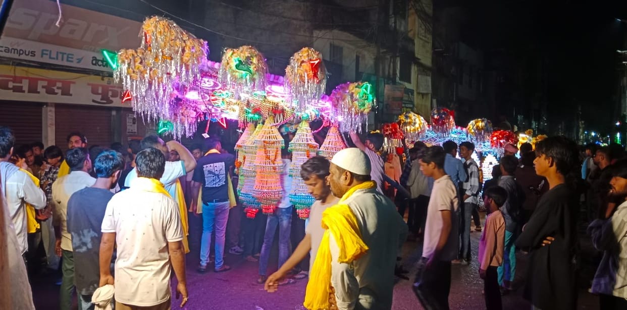 Zulfiqar procession taken out on the tenth day of Chehlum.