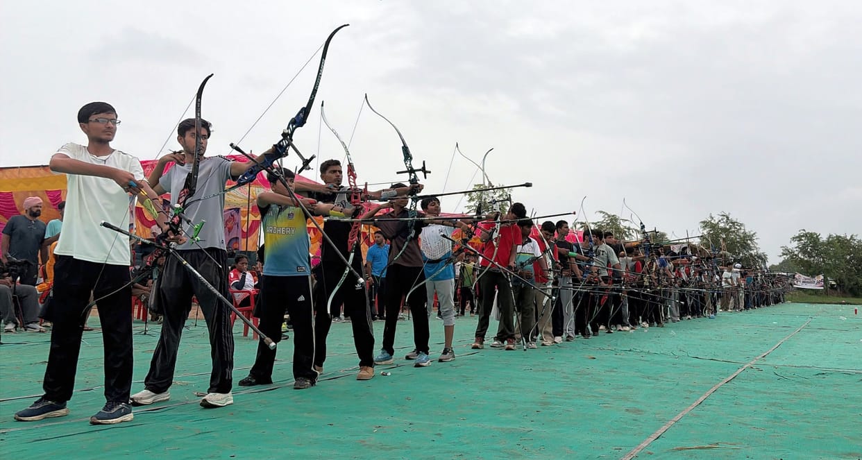 Players showcased their strength in the North Zone Archery Championship, which will conclude today.