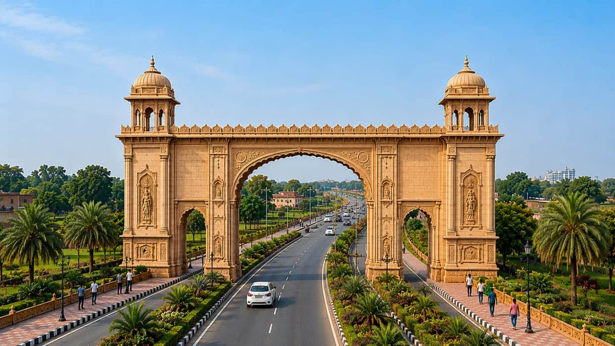 Grand entrance gates to be built in the holy city at a cost of five crore rupees.