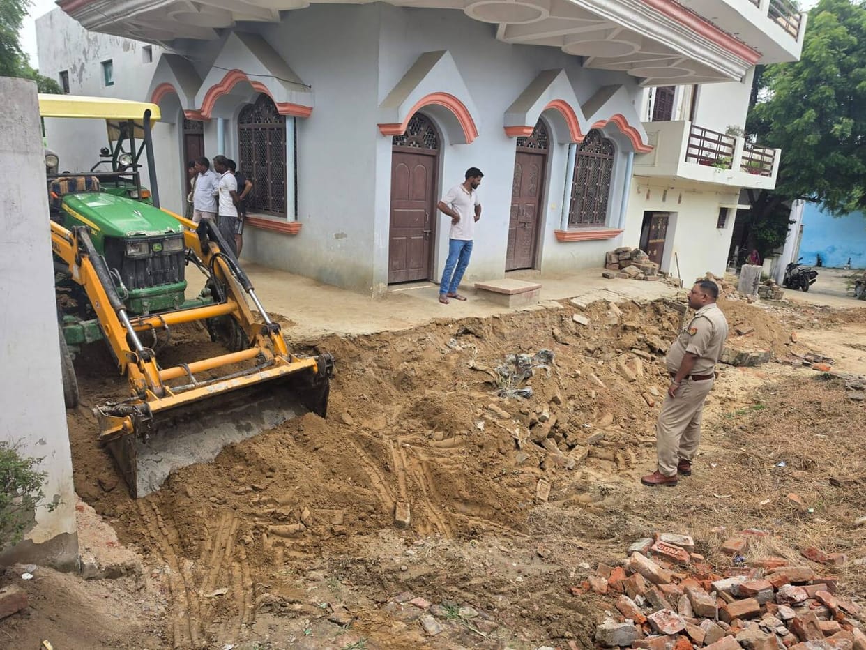 Illegal encroachment removed from the path following High Court directives